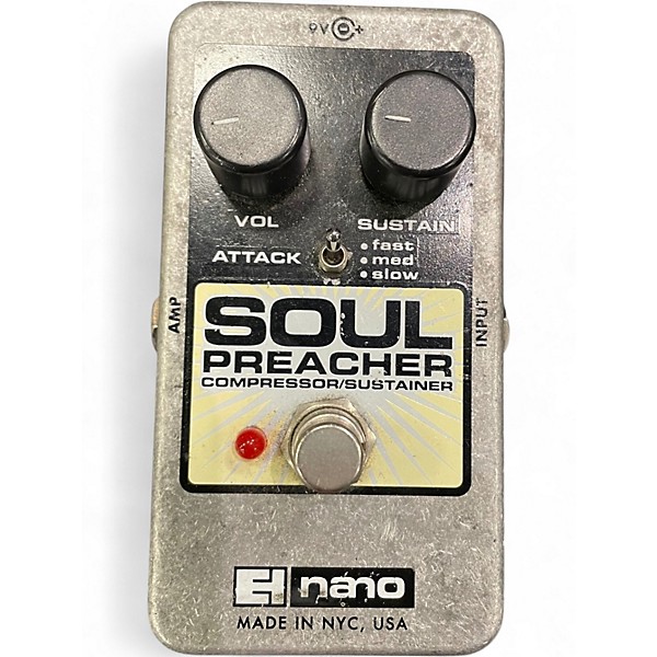 Used Electro-Harmonix Soul Preacher Nano Compressor / Sustainer Effect Pedal