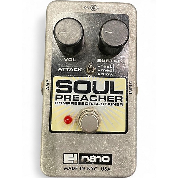 Used Electro-Harmonix Soul Preacher Nano Compressor / Sustainer Effect Pedal