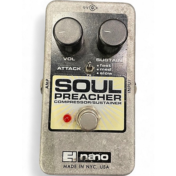 Used Electro-Harmonix Soul Preacher Nano Compressor / Sustainer Effect Pedal