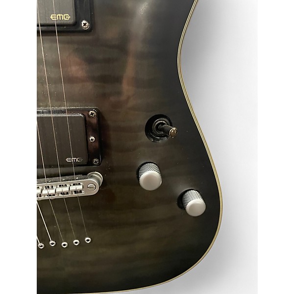 Used Schecter Guitar Research C1 Platinum Black Solid Body Electric Guitar