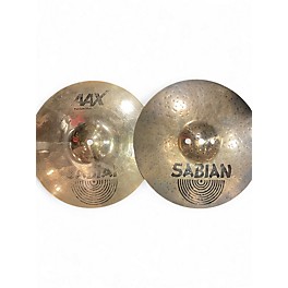Used SABIAN 14in AAX FUSION HATS Cymbal