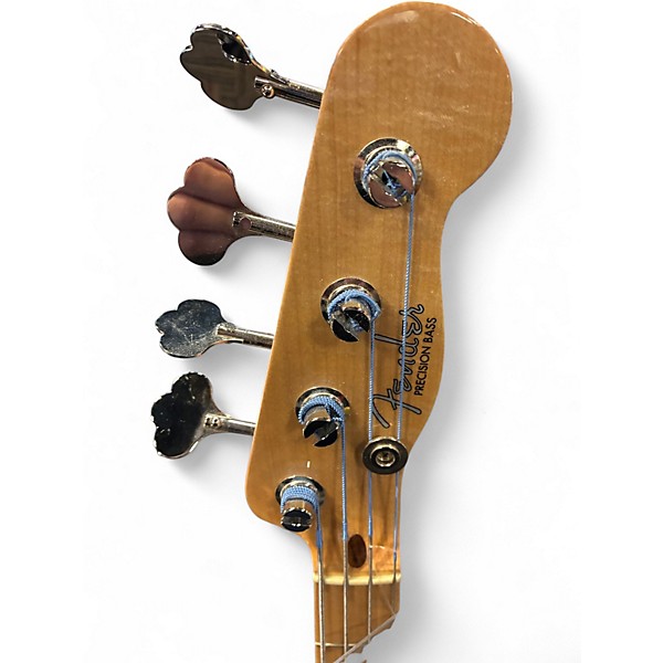 Used Fender Vintage P bass Custom Blonde Electric Bass Guitar