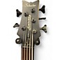 Used Schecter Guitar Research Stiletto Studio 5 String Left Handed Yellow Electric Bass Guitar