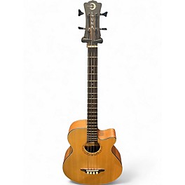 Used Luna LAB30 Tribal Natural Acoustic Bass Guitar