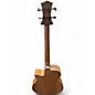 Used Luna LAB30 Tribal Natural Acoustic Bass Guitar
