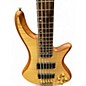 Used Schecter Guitar Research Stiletto Custom 5 String Natural Electric Bass Guitar