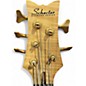 Used Schecter Guitar Research Stiletto Custom 5 String Natural Electric Bass Guitar