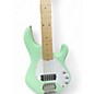 Used Sterling by Music Man StingRay 5 Surf Green Electric Bass Guitar thumbnail