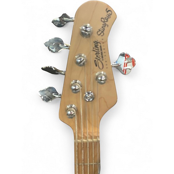 Used Sterling by Music Man StingRay 5 Surf Green Electric Bass Guitar