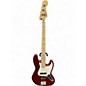 Used Squier Affinity Jazz Bass Candy Apple Red Electric Bass Guitar thumbnail