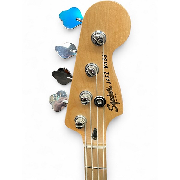 Used Squier Affinity Jazz Bass Candy Apple Red Electric Bass Guitar