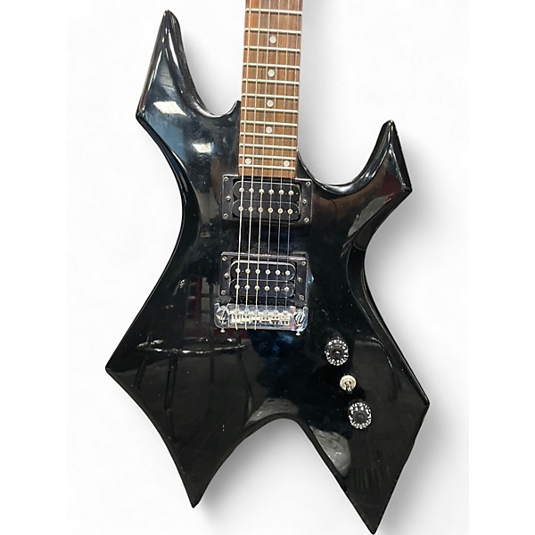 Used B.C. Rich Bronze Series Warlock Black Solid Body Electric Guitar