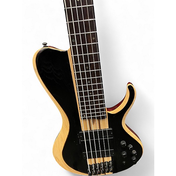 Used Ibanez BTB86SC WOOD AND BLACK Electric Bass Guitar