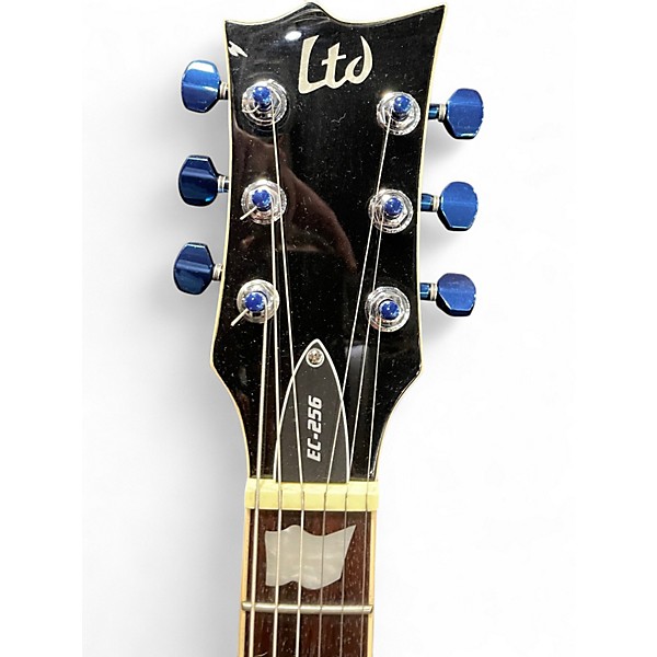 Used ESP LTD EC256 Trans Blue Solid Body Electric Guitar