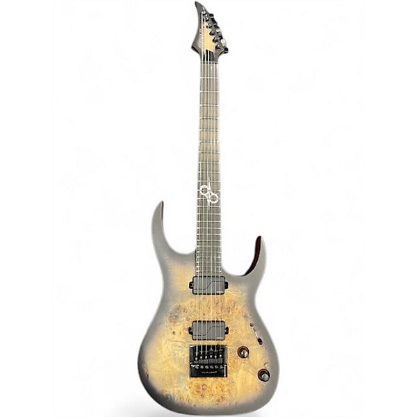 Used Solar Guitars A1.6 EVERTUNE BLACK BURL Solid Body Electric Guitar