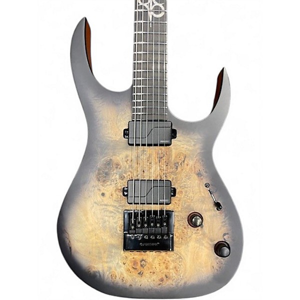 Used Solar Guitars A1.6 EVERTUNE BLACK BURL Solid Body Electric Guitar