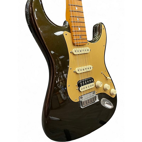 Used Fender American Ultra Stratocaster HSS Texas Tea Solid Body Electric Guitar