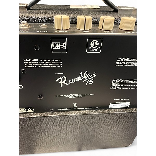 Used Fender Rumble 15 15W 1X8 Bass Combo Amp