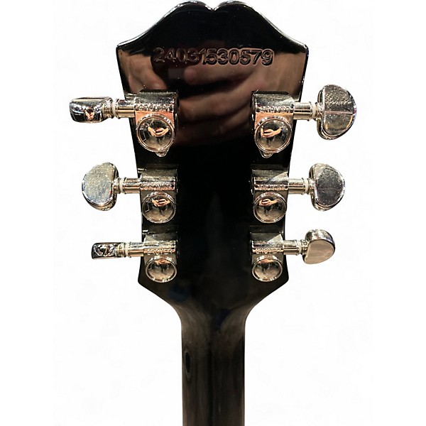 Used Epiphone Les Paul Custom Silverburst Solid Body Electric Guitar