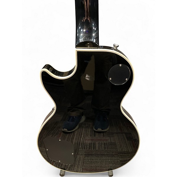 Used Epiphone Les Paul Custom Silverburst Solid Body Electric Guitar