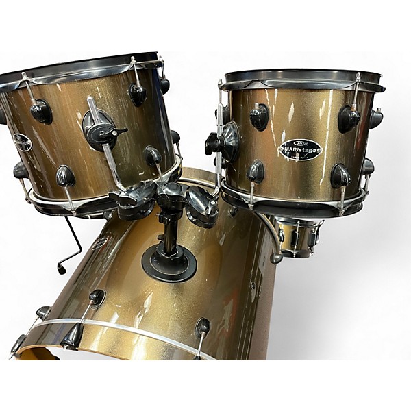 Used 2014 PDP by DW 5 Piece Mainstage sparkle bronze Drum Kit