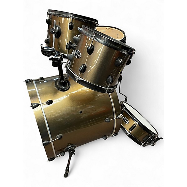 Used 2014 PDP by DW 5 Piece Mainstage sparkle bronze Drum Kit