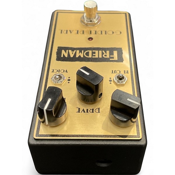 Used Friedman Golden Pearl Overdrive Effect Pedal