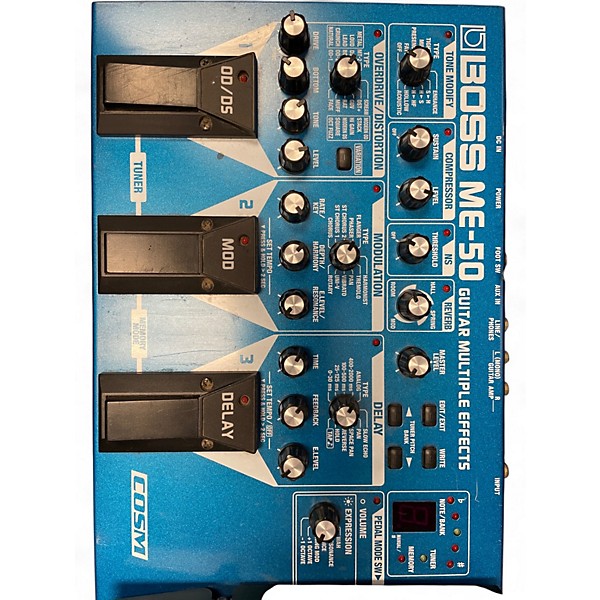 Used 2010s BOSS ME50 Guitar Multi Effect Processor