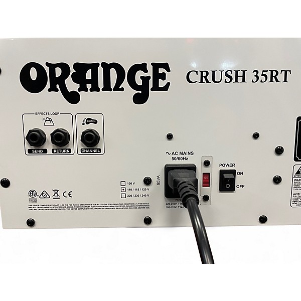 Used Orange Amplifiers Crush 35RT Guitar Combo Amp