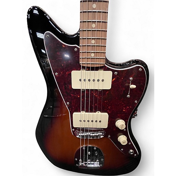 Used 2021 Fender Limited Edition Player Jazzmaster 3 Tone Sunburst Solid Body Electric Guitar