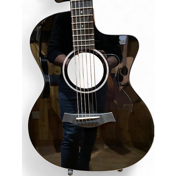 Used Taylor 214 ce plus Black Acoustic Electric Guitar