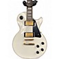 Used Epiphone Les Paul Custom Pro White Solid Body Electric Guitar thumbnail