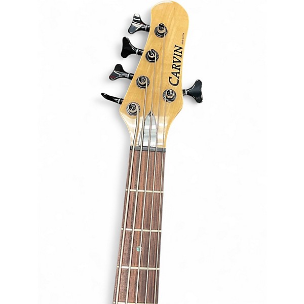 Used Carvin PB5 Sunburst Electric Bass Guitar