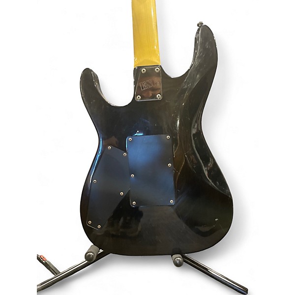 Used ESP LTD M-100FM Black burst Solid Body Electric Guitar