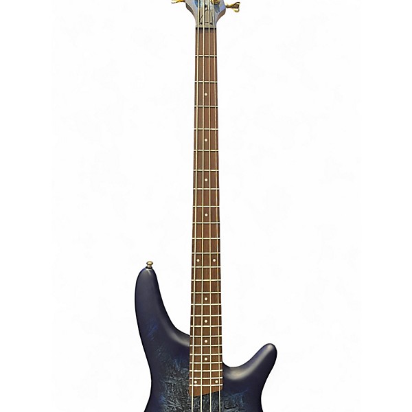 Used Ibanez SR300EDX Cosmic Blue Frozen Matte Electric Bass Guitar