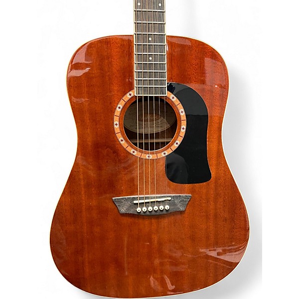 Used Washburn WD100DL Mahogany Acoustic Guitar