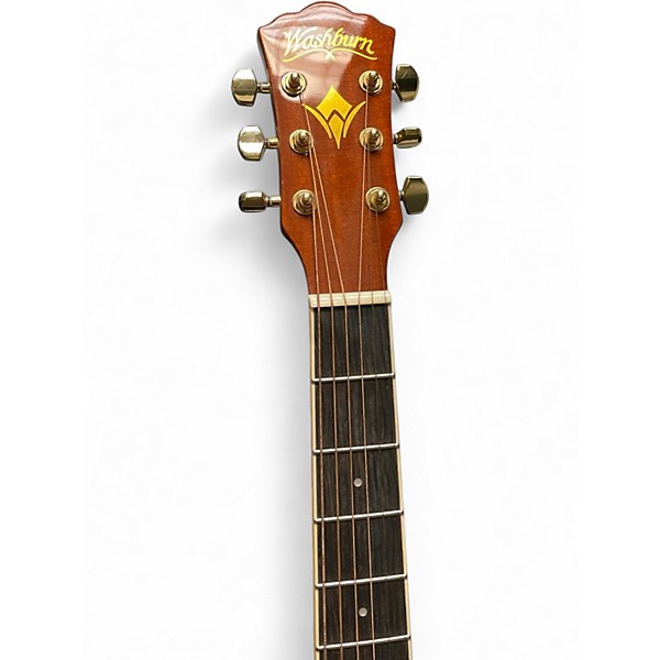 Used Washburn WD100DL Mahogany Acoustic Guitar