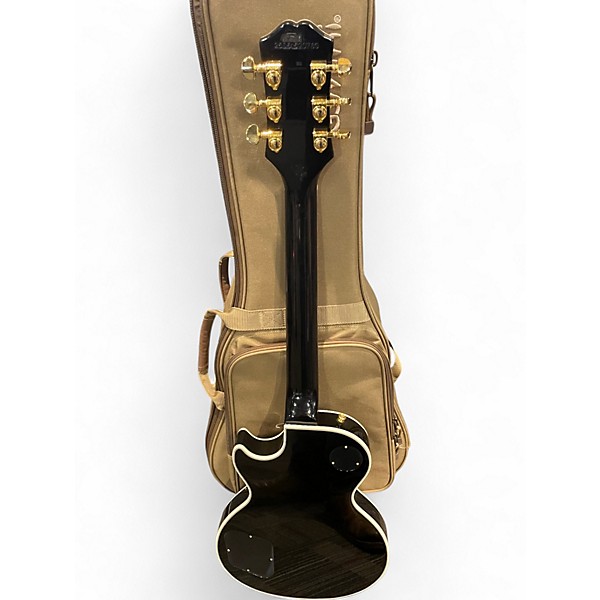 Used Epiphone Les Paul Custom Black Solid Body Electric Guitar