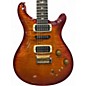Used 2024 PRS MODERN EAGLE V 10 TOP FLAME Cherry Sunburst Solid Body Electric Guitar