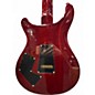 Used 2024 PRS MODERN EAGLE V 10 TOP FLAME Cherry Sunburst Solid Body Electric Guitar