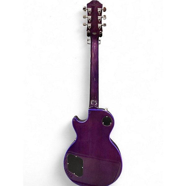 Used 2025 Epiphone LES PAUL CUSTOM WIDOW Purple Solid Body Electric Guitar
