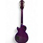 Used 2025 Epiphone LES PAUL CUSTOM WIDOW Purple Solid Body Electric Guitar