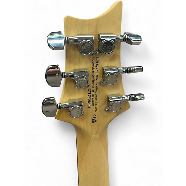 Used 2025 PRS SE CE24 Standard Satin Satin Metallic Silver Solid Body Electric Guitar