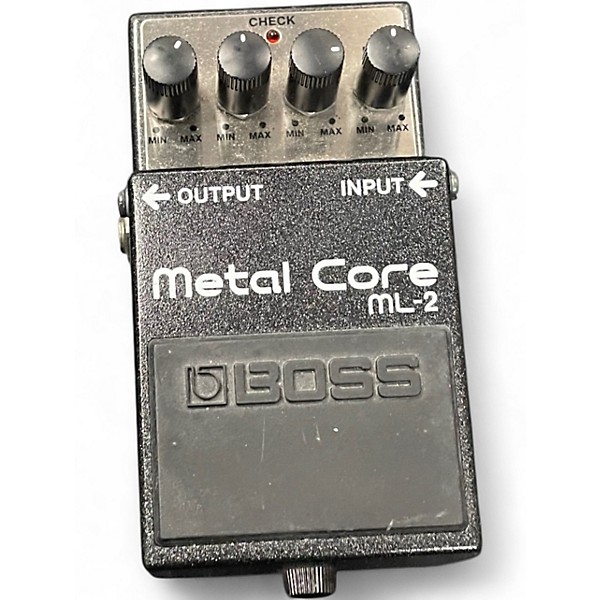 Used BOSS ML2 Metal Core Distortion Effect Pedal