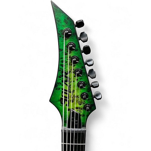 Used Solar Guitars S1.7AHLB Lime Burst Matte Solid Body Electric Guitar