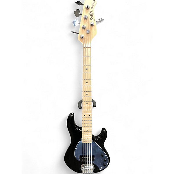 Used Sterling by Music Man StingRay5 Black Electric Bass Guitar
