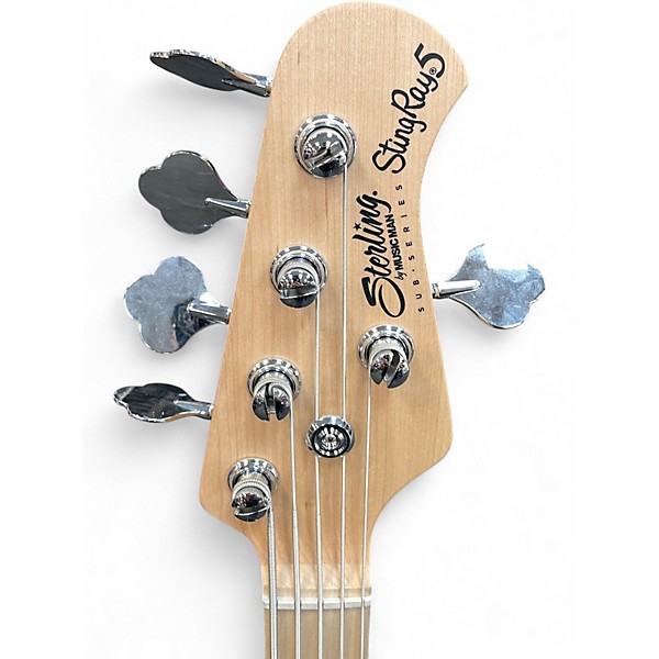 Used Sterling by Music Man StingRay5 Black Electric Bass Guitar
