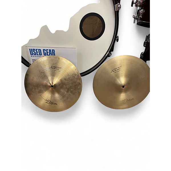 Used Zildjian 14in New Beat Hi Hat Pair Cymbal