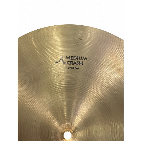 Used Zildjian 16in A Series Medium Crash Cymbal