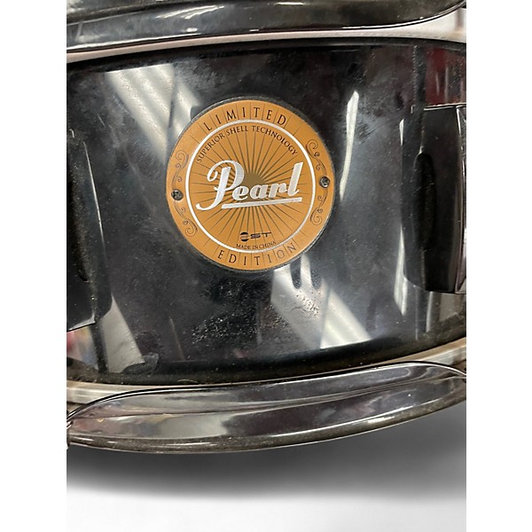 Used Pearl 5X14 SST Snare Drum Black Drum